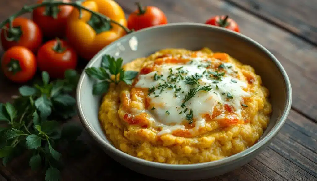 creamy cheesy polenta recipe