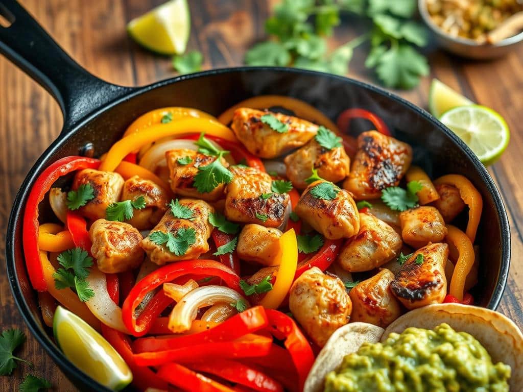 3. One Pan Chicken Fajitas