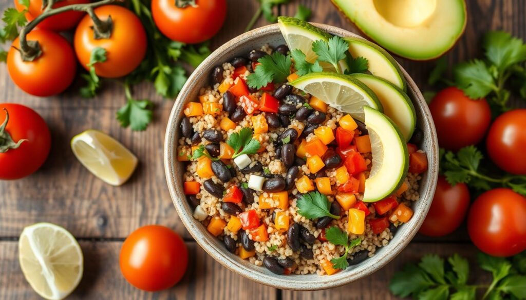 Quinoa and Black Bean Bowl