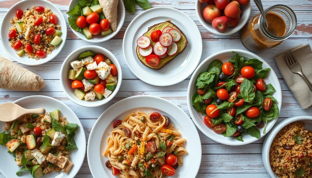 What are 10 healthy lunches?