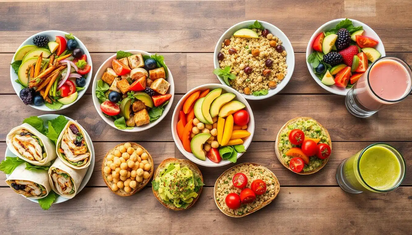 What are 7 healthy lunches?