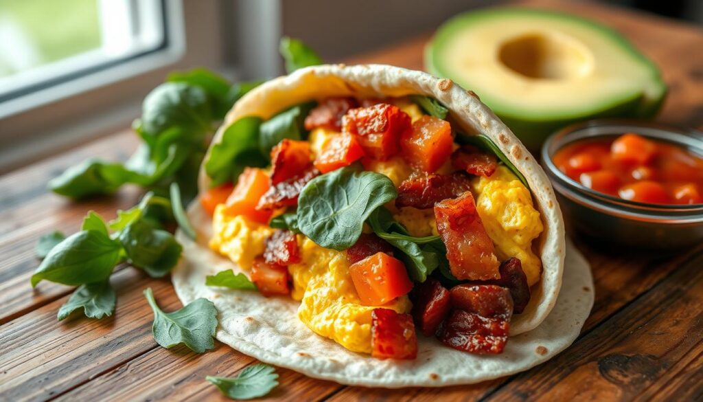 breakfast wraps