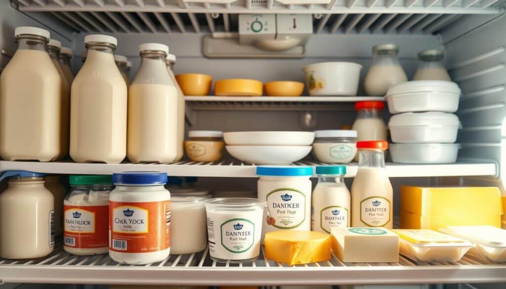 dairy products storage