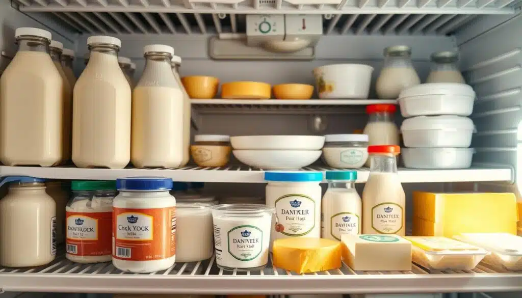 dairy products storage