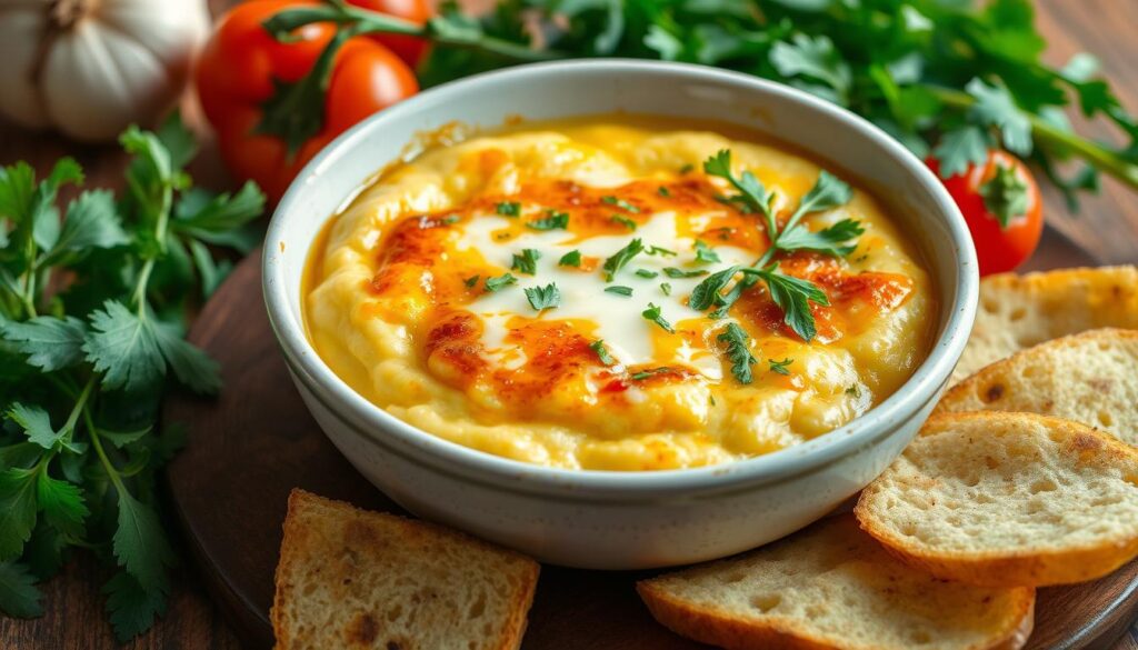 homemade cheesy polenta
