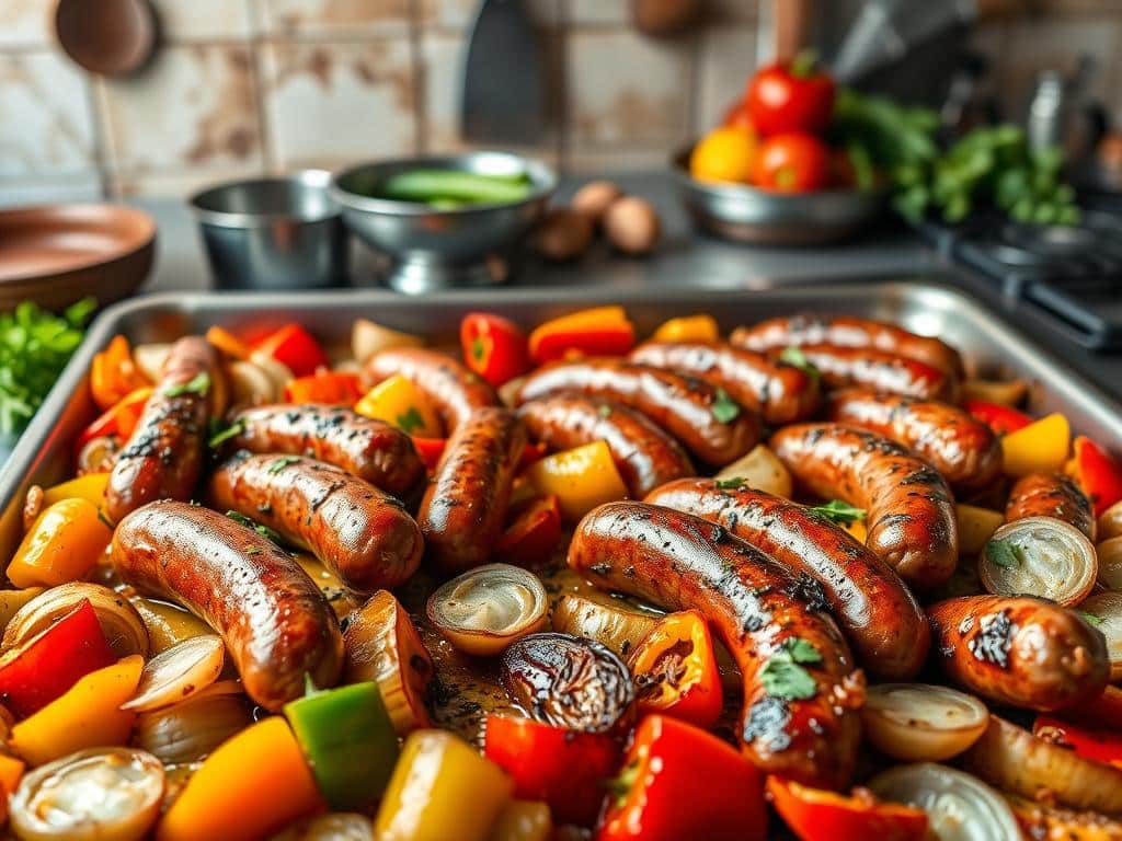 sheet pan sausage recipes